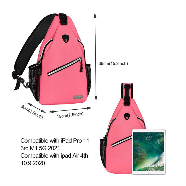 Sling Backpack, Multipurpose Crossbody Shoulder Bag Travel Hiking Daypack